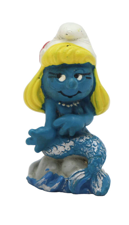 1981 Schleich Smurfs Mermaid Smurfette Figure