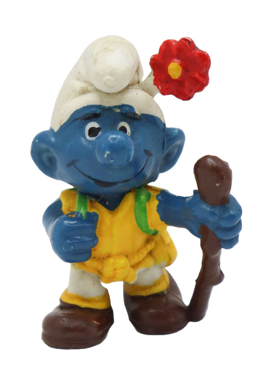 1978 Schleich Smurfs Hiker Smurf Figure