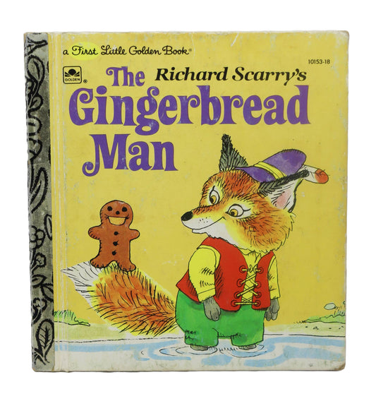 1975 A Little Golden Book Richard Scarry's The Gingerbread Man