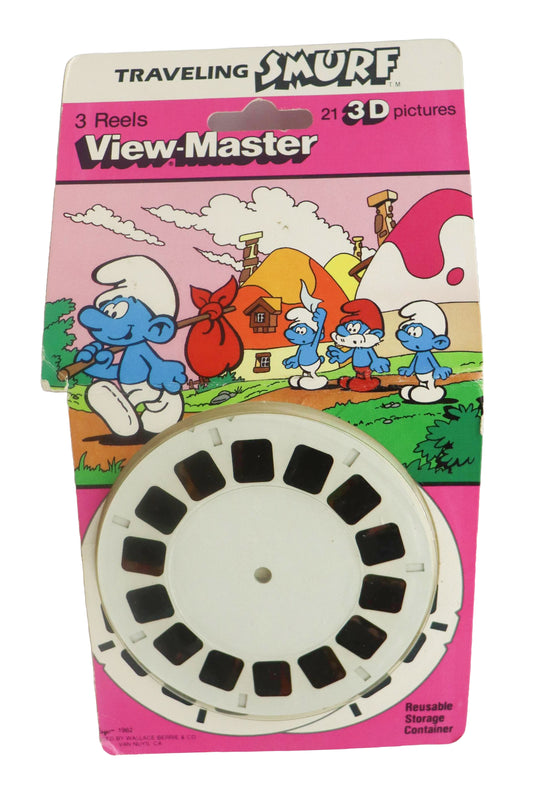 1982 View Master Travelling Smurf reels