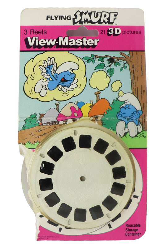 1982 View Master Flying Smurf reels
