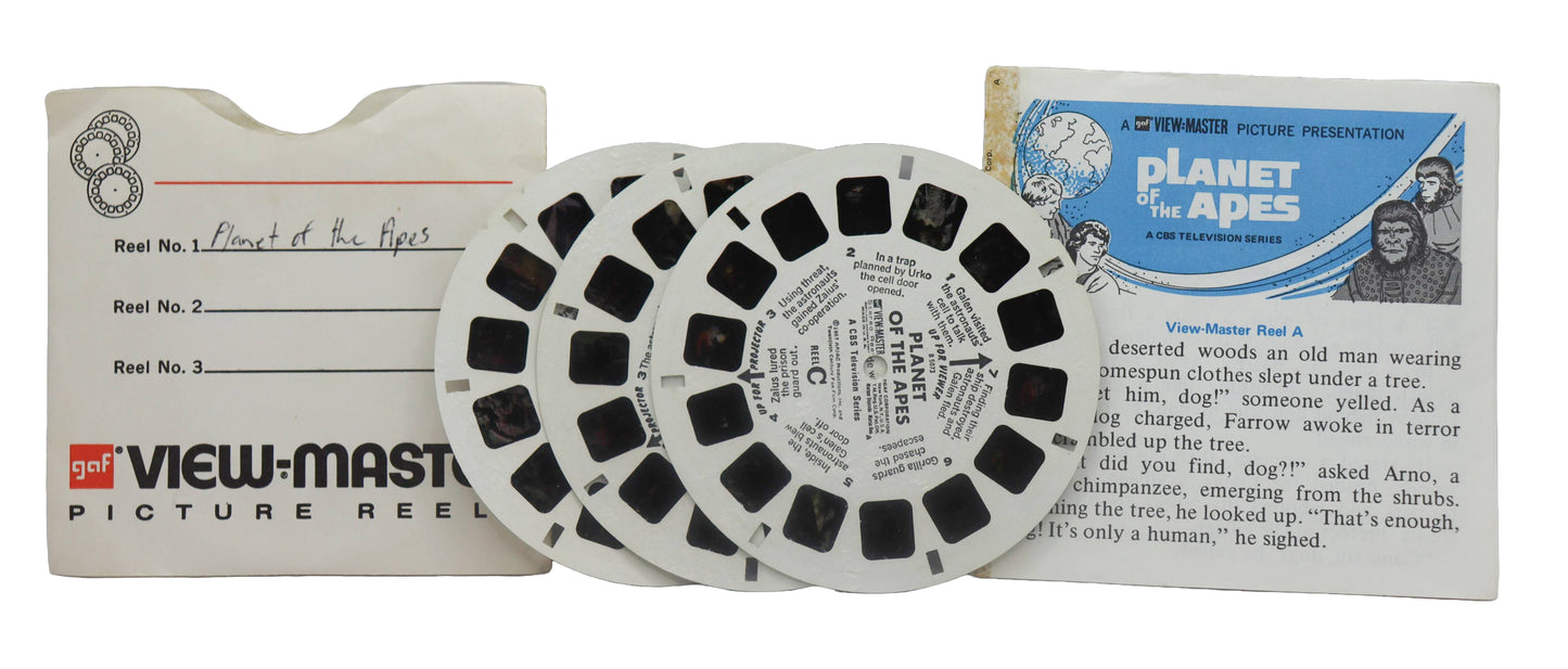 1974 View Master Planet Of The Apes reels