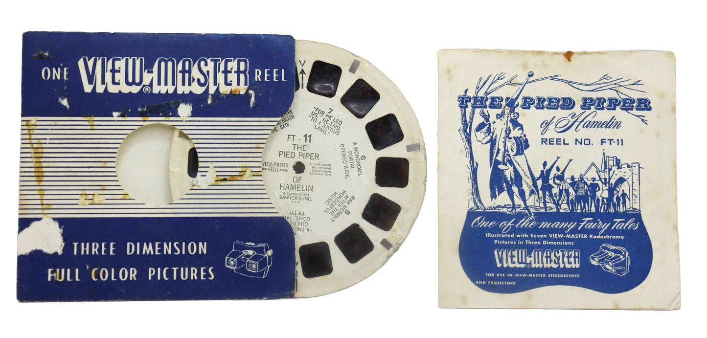 1953 View Master The Pied Piper Of Hamelin Reel