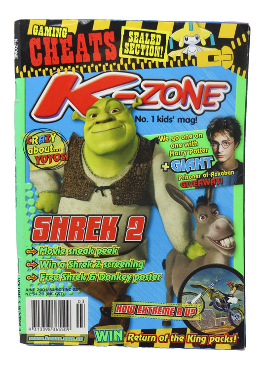 Early 2000's K-Zone Magazine Shrek 2 Book