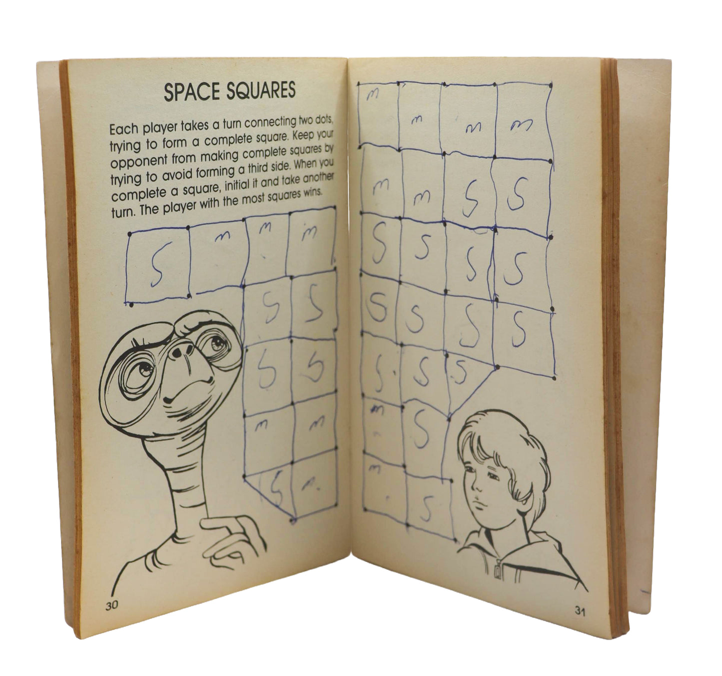 1982 E.T The Extra Terrestrial Space Puzzles Book