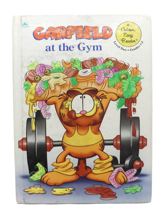 1991 Golden Books Garfield At The Gym
