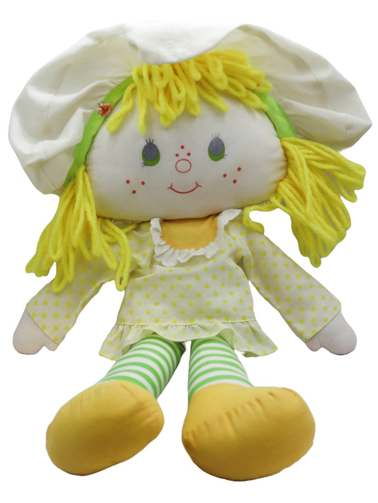 1980s Strawberry Shortcake Lemon Meringue Plush Doll