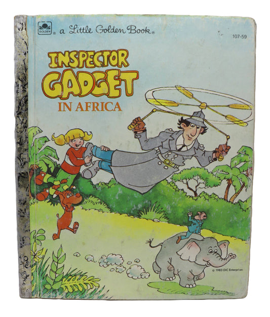 A Little Golden Book Inspector Gadget In Africa