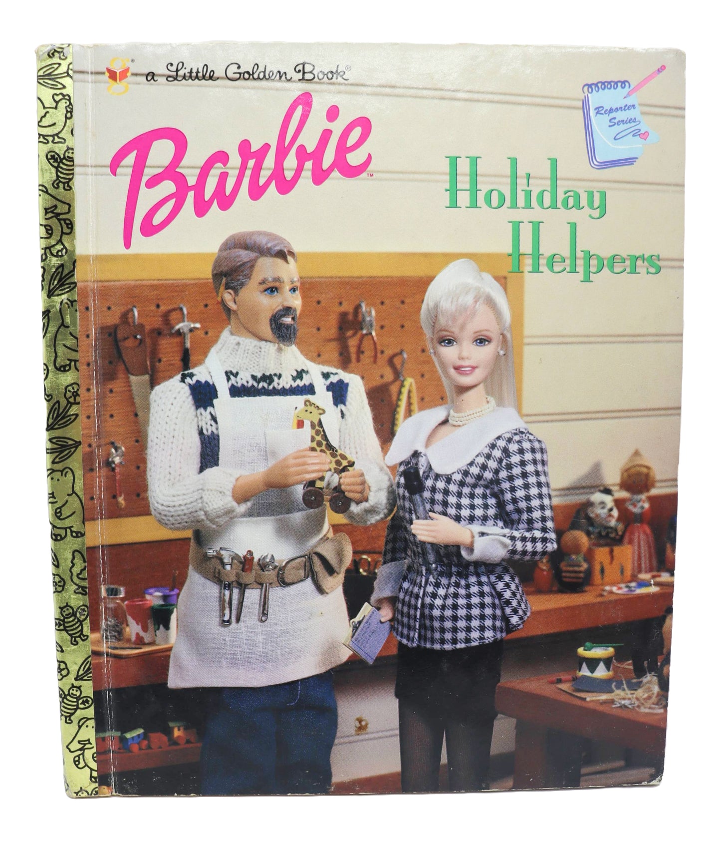1998 A Little Golden Book Barbie Holiday Helpers