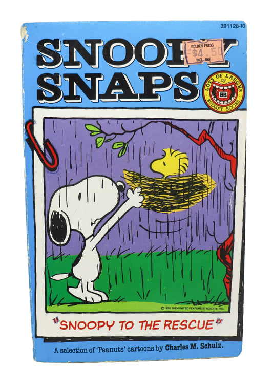 Snoopy Snaps "Snoopy To The Rescue" Book