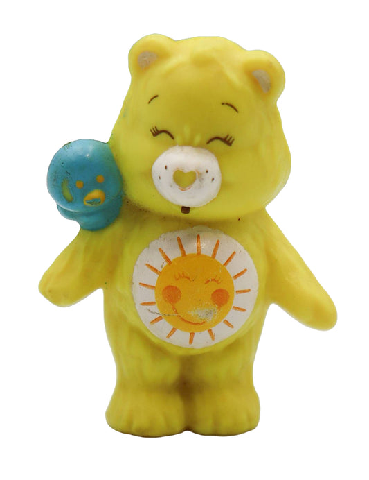 1980s Care Bears Funshine Bear Mini Pvc Figure