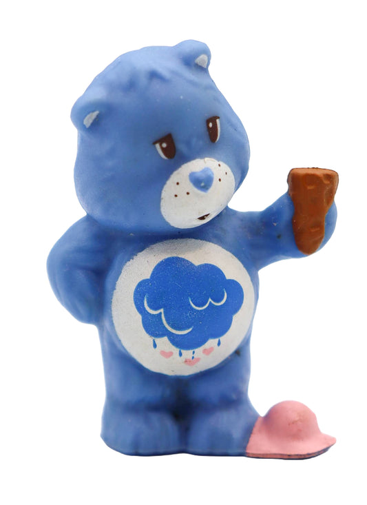 1980s Care Bears Grumpy Bear Mini Pvc Figure