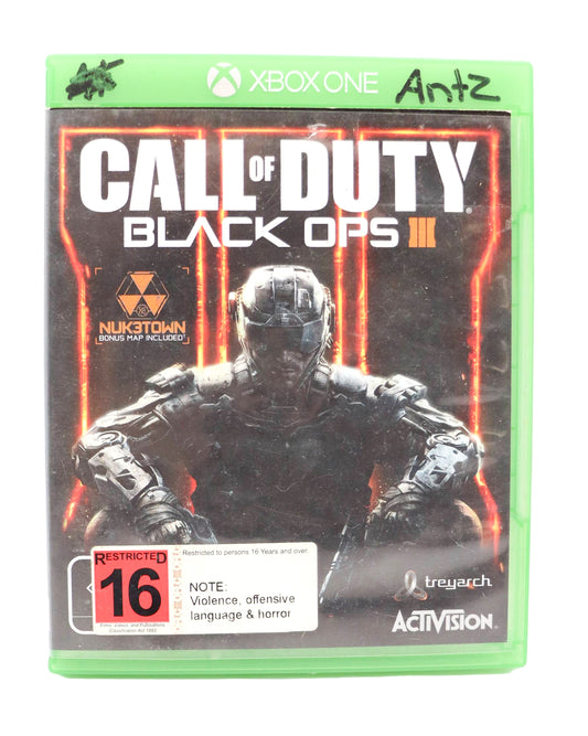 Xbox One Call Of Duty Black Ops III