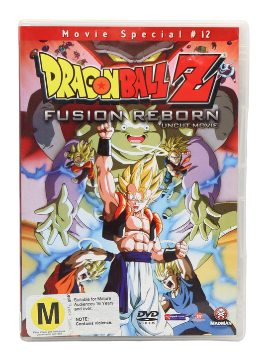 Dragon Ball Z Fusion Reborn DVD