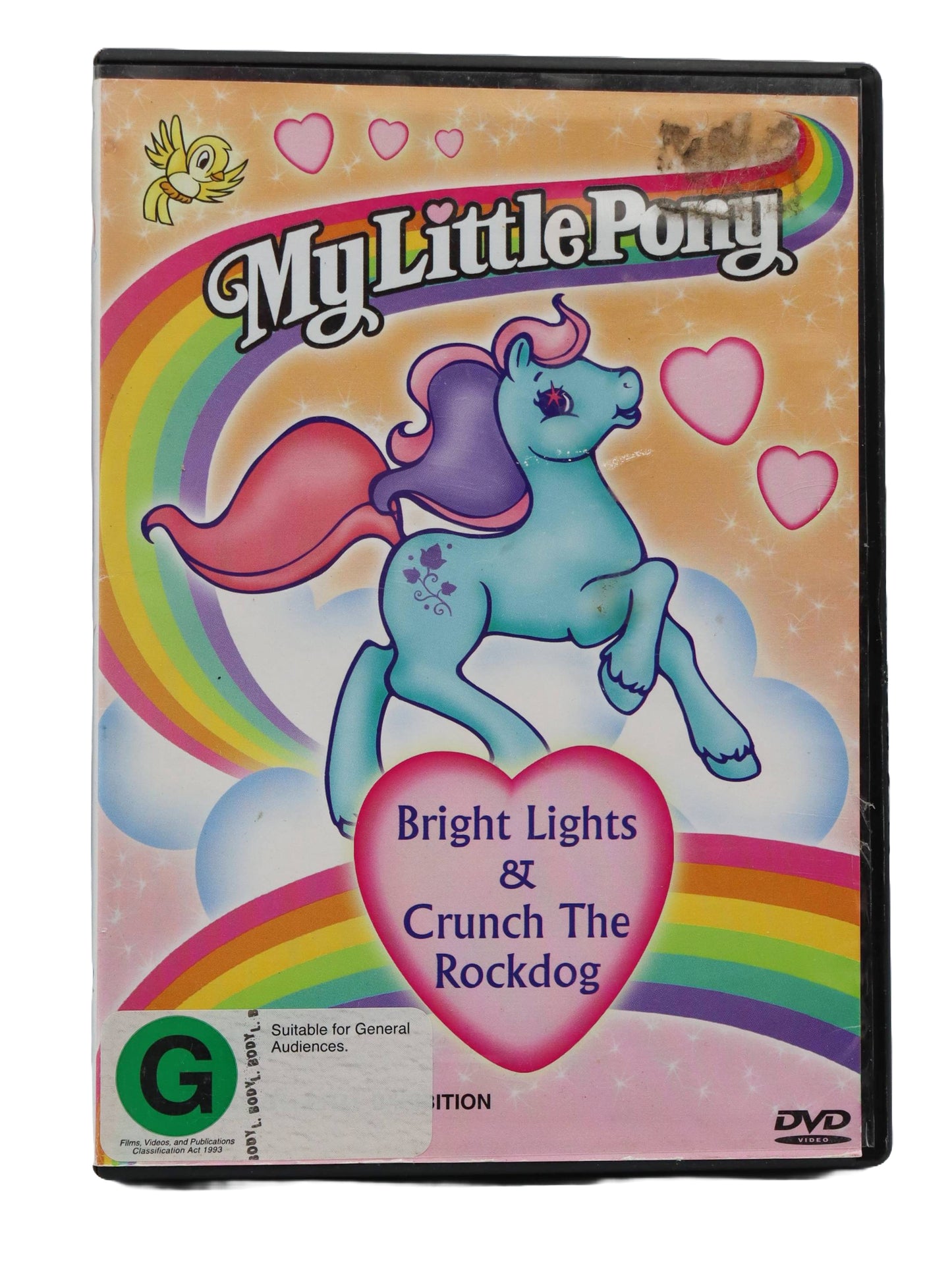 My Little Pony Bright Lights & Crunch The Rock dog DVD