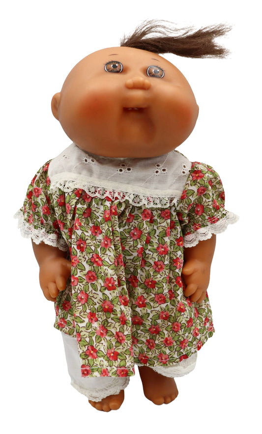 1980s OAA Cabbage Patch Kids Hard Body Baby Brown Hair Brown Eyes