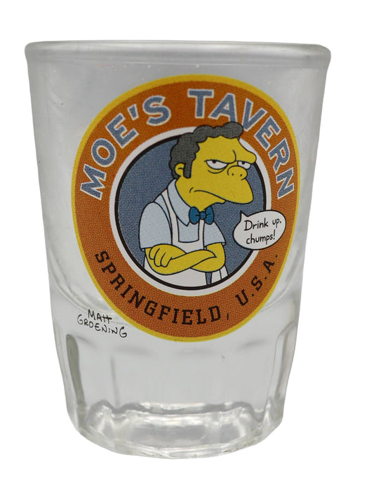 The Simpsons Moe's Tavern Shot Glass