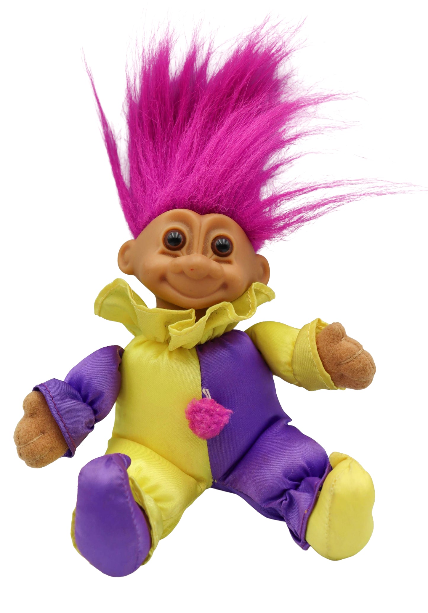 1990s Russ Berrie Jester Troll Plush