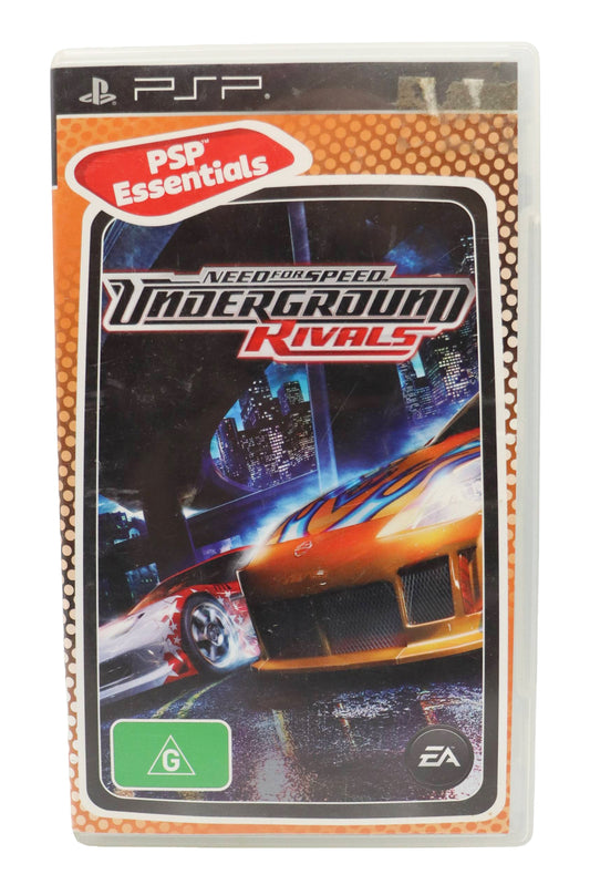 PSP PlayStation Need For Speed Underground Rivals
