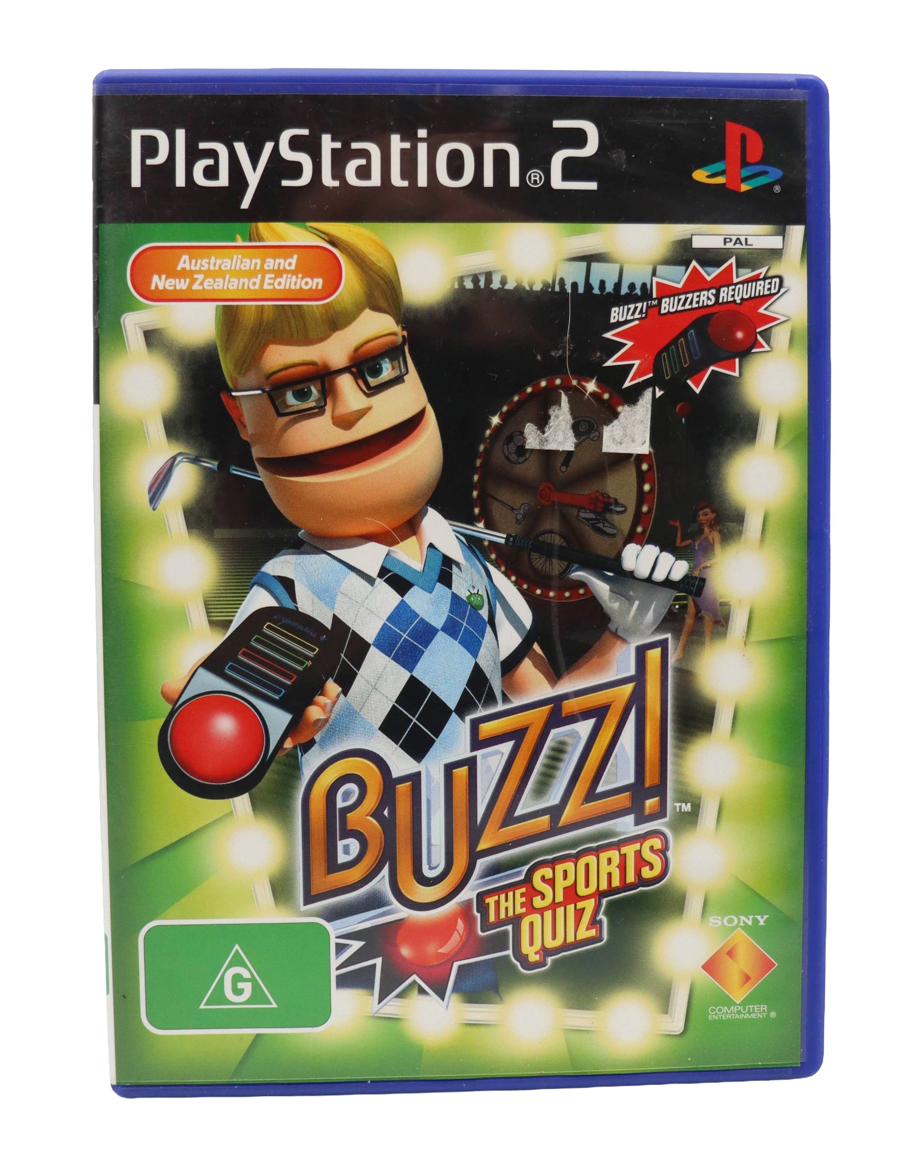 PlayStation 2 Buzz The Sports Quiz – Previously Played With