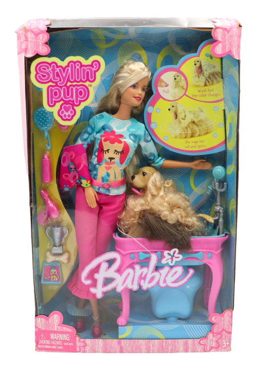 2002 Mattel Barbie Stylin' Pup