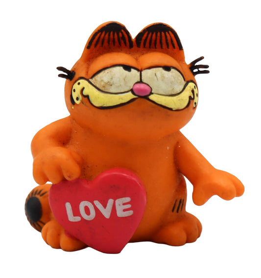 1980s Garfield Love PVC Figure