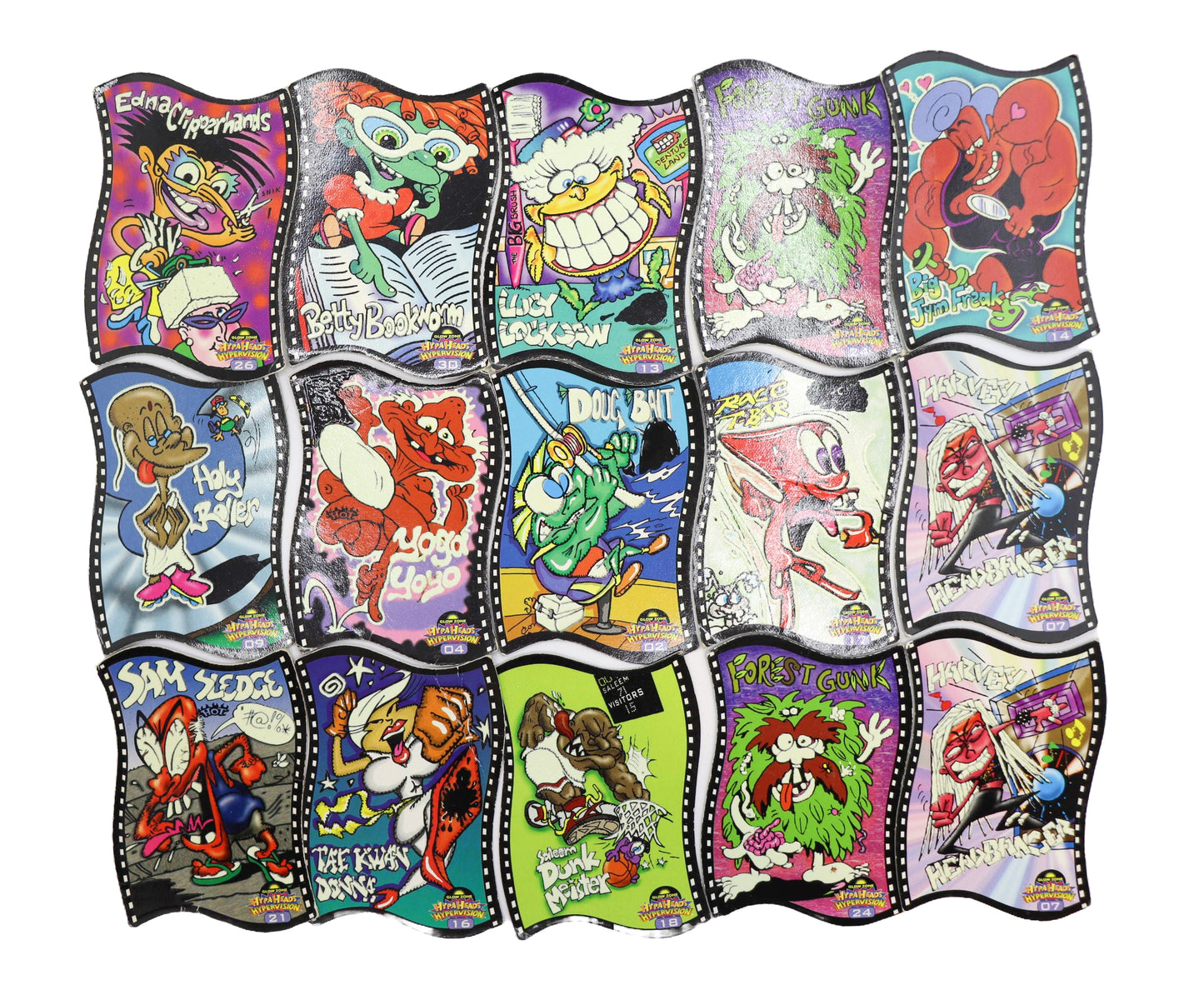 Oddbodz Glow Zone Hyper Vision Card lot