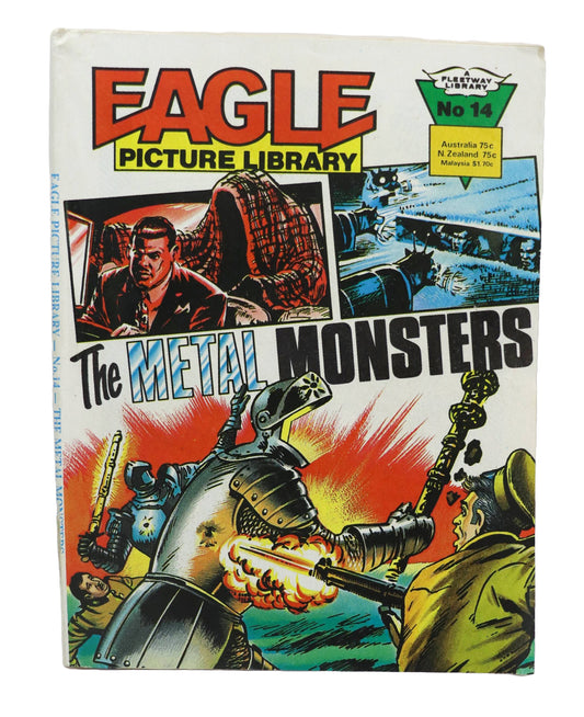 1985 Eagle Picture Library No. 14 The Metal Monsters Graphic novel book