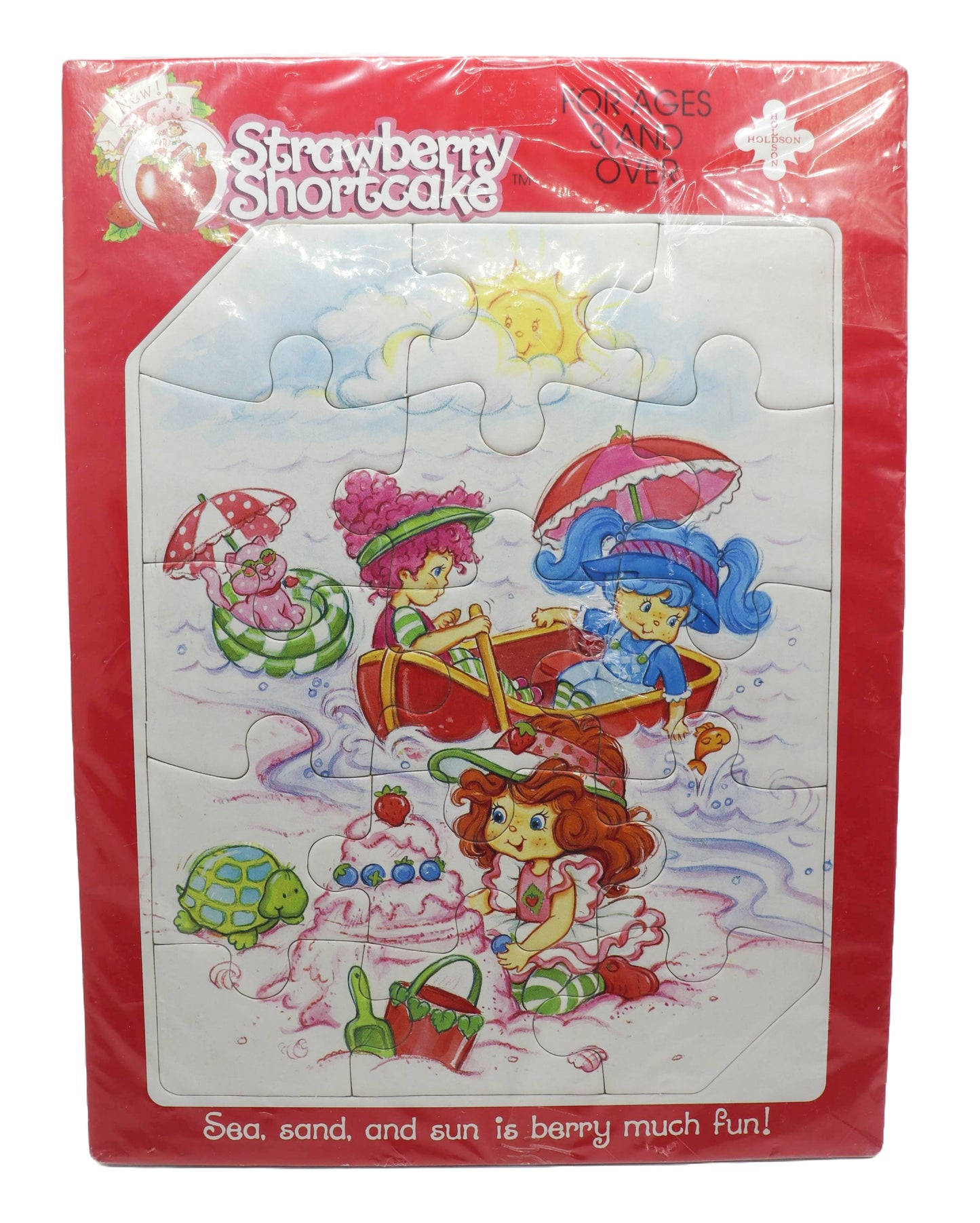 Holdson Strawberry Shortcake Sea, Sand, and Sun is Berry Much Fun!  Frame Tray Puzzle