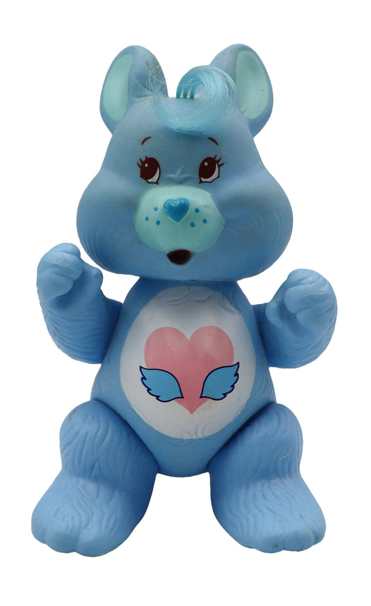 1985 Care Bears Cousins Swift Heart Rabbit Posable PVC Figure