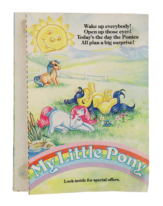 1980s My Little Pony Wake Up Mail Order Pamphlet