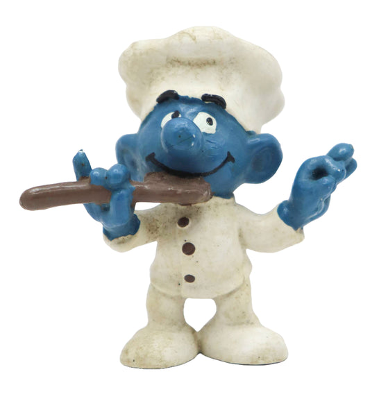 1978 Schleich Smurfs Chef Smurf Figure