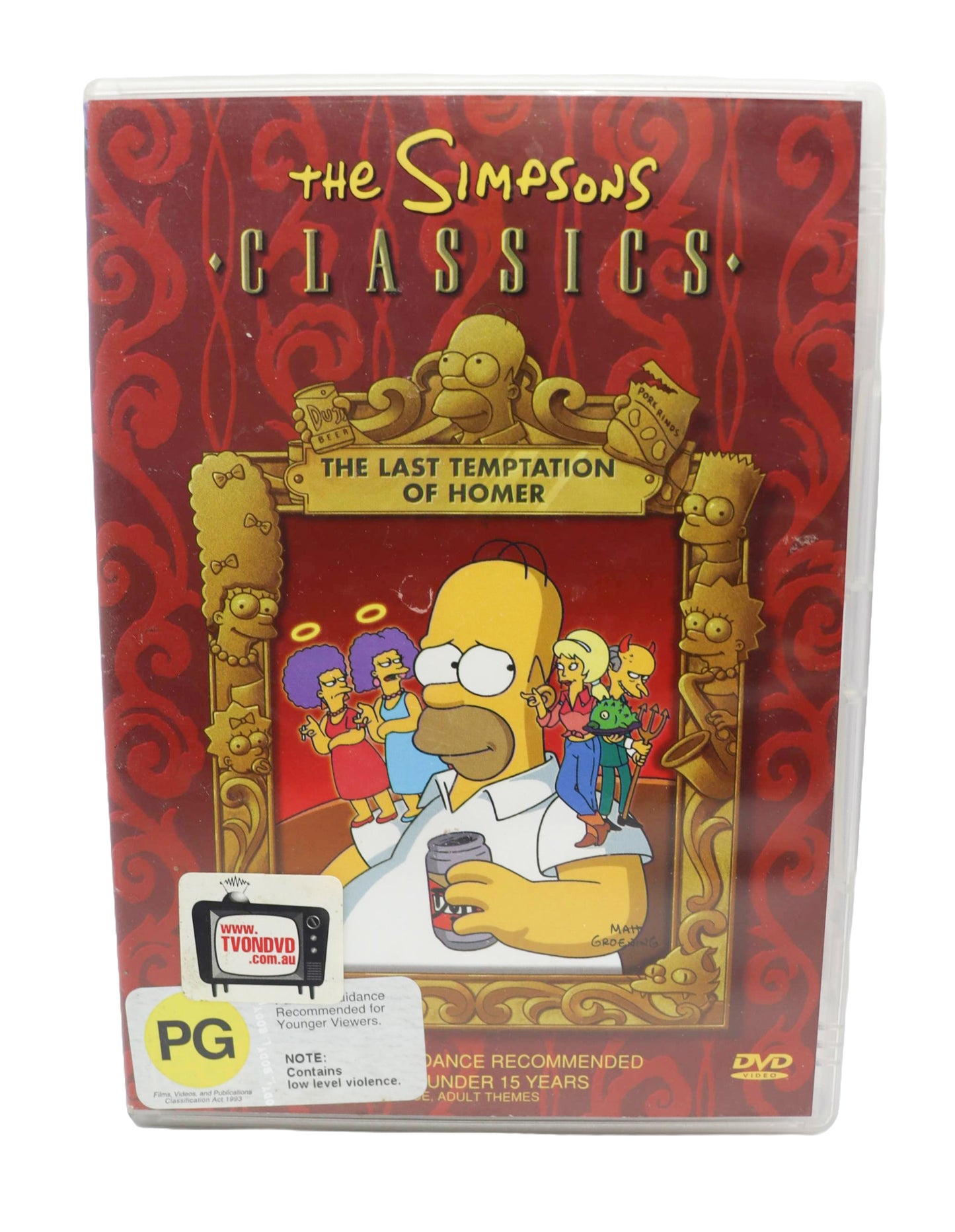 2004 The Simpsons Classics The last temptation of Homer DVD