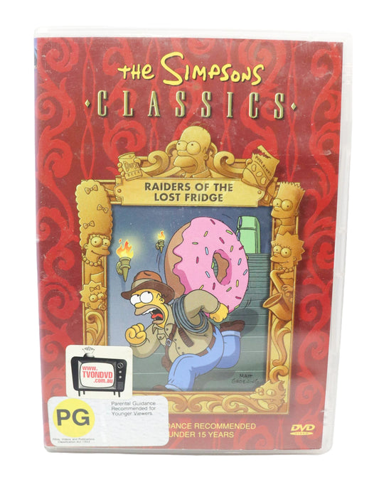 2004 The Simpsons Classics Raiders of the lost fridge DVD