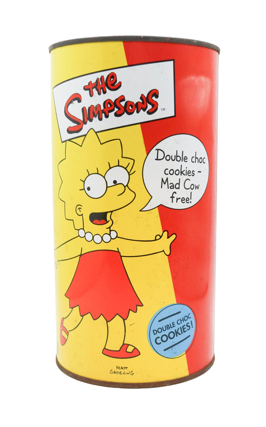 The Simpsons Double Choc Cookie Tin (Empty)