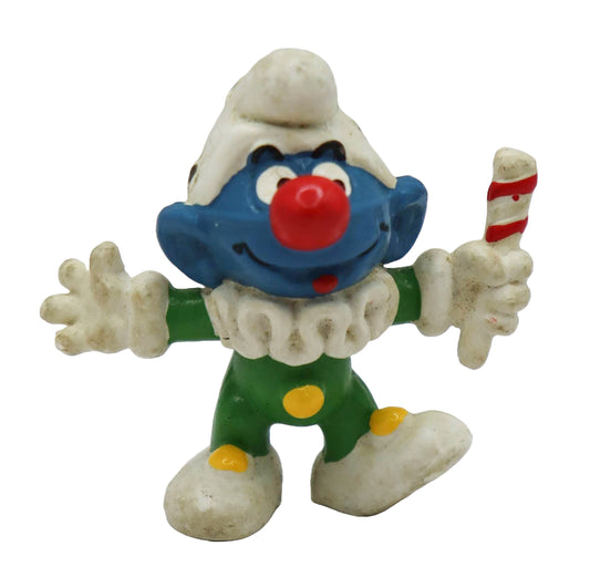 1977 Schleich Smurfs Jester Smurf Figure