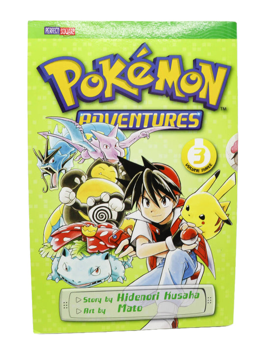 Pokemon Adventures Volume 3 Manga book