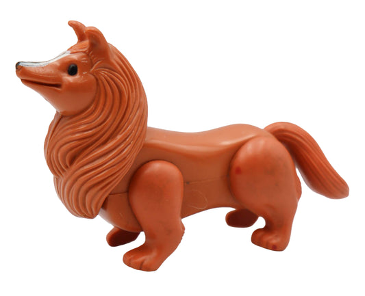 1980s Playskool Lil Playmates Brown Collie Dog
