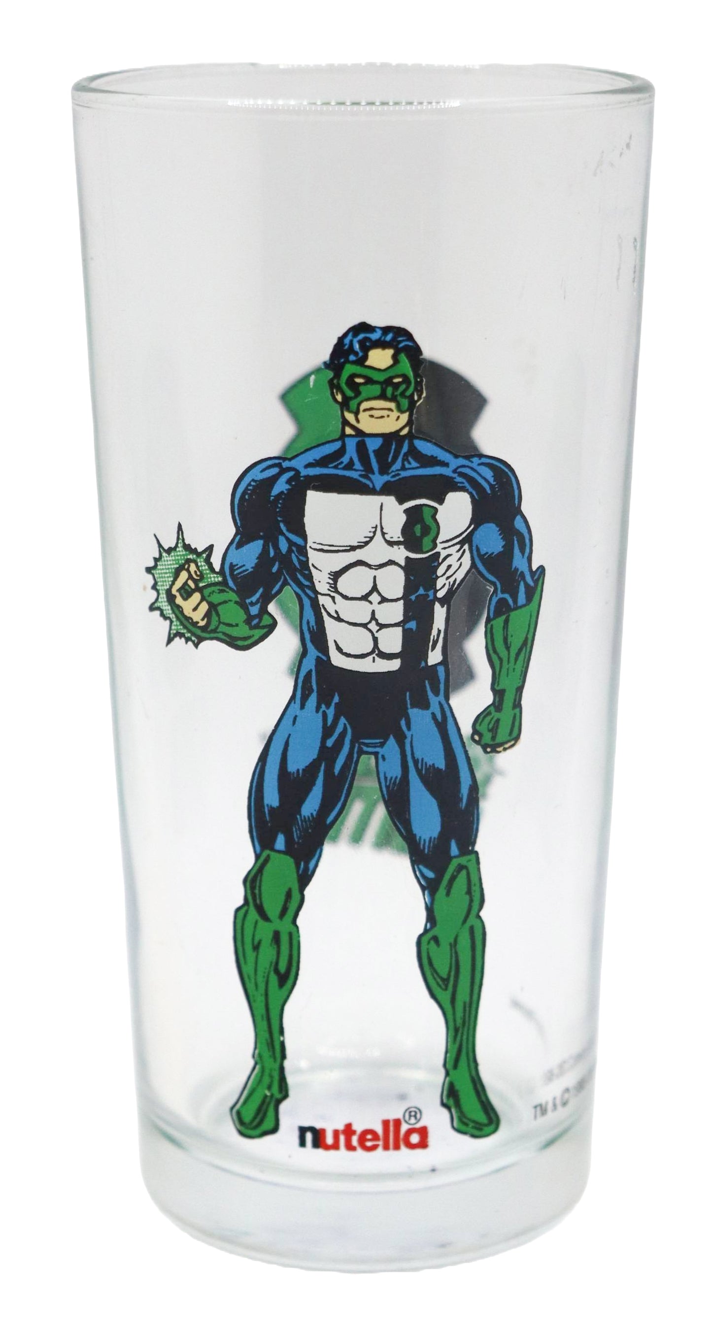 Vintage Nutella DC Comics Green Lantern Glass