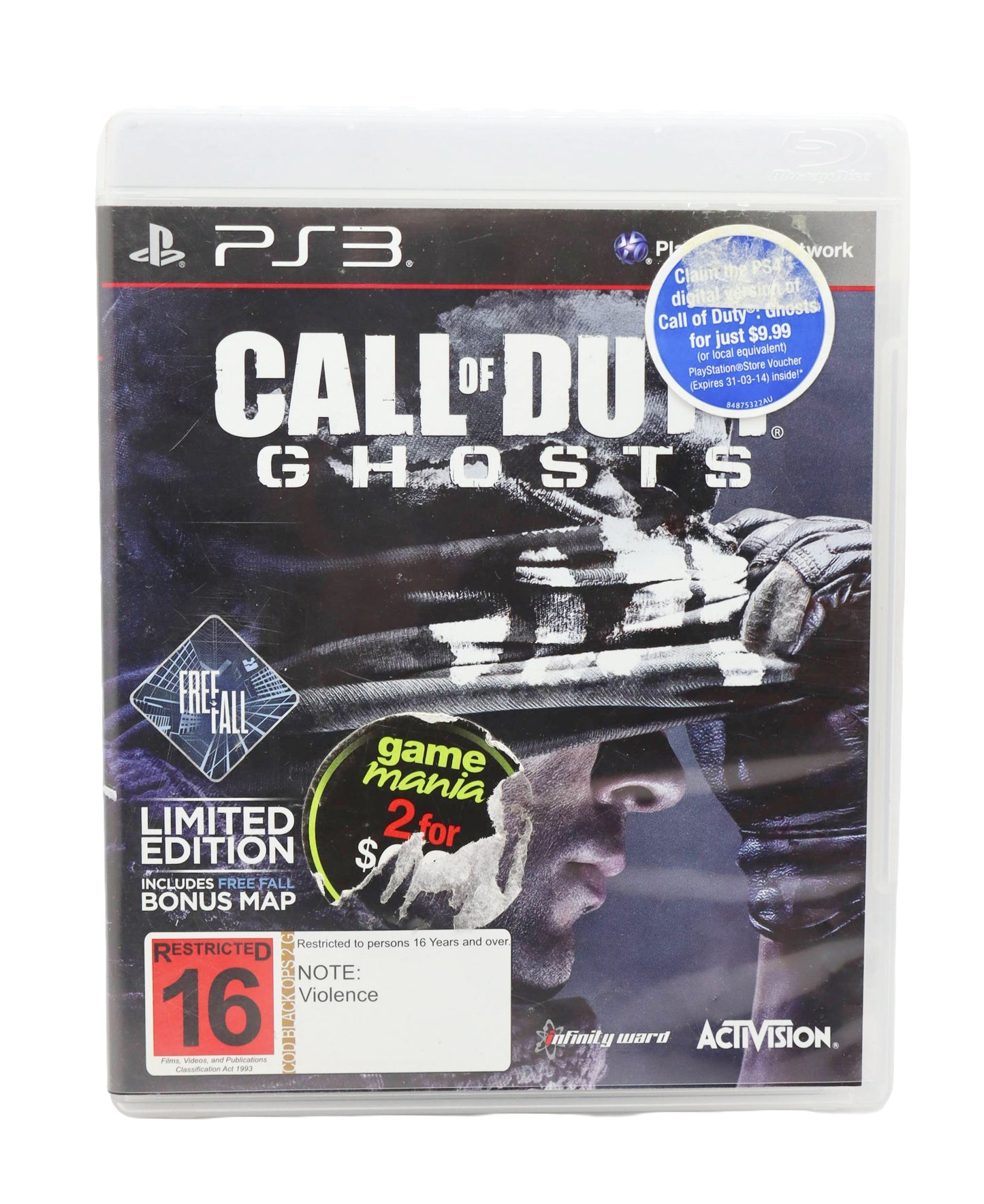 PlayStation 3 Call Of Duty Ghosts