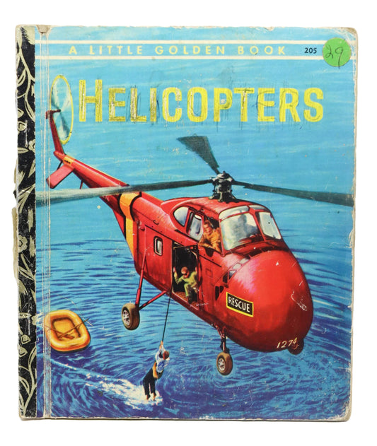 1973 A Little Golden Book Helicopters