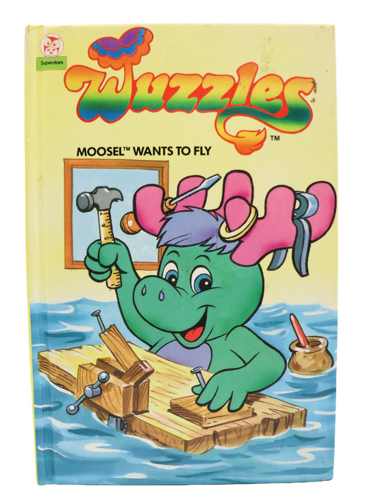1980s Wuzzles Moosel Wants to Fly Book