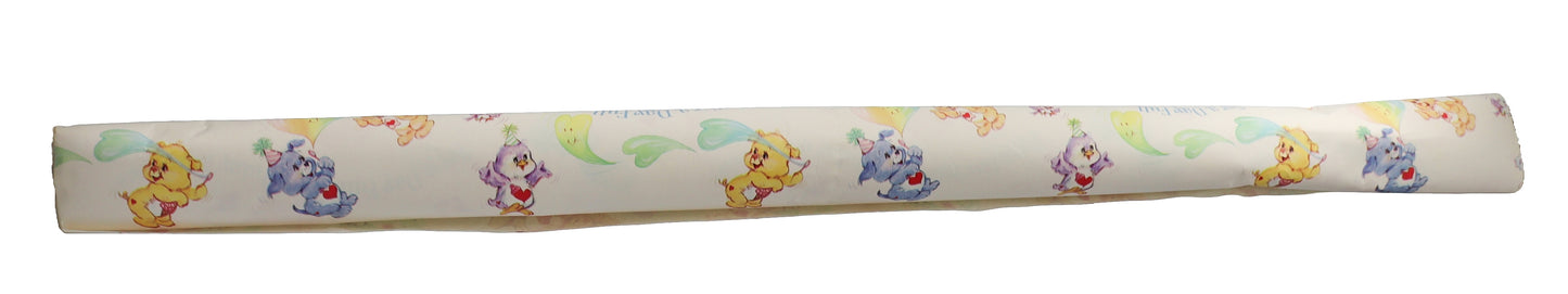 1980s Care Bears Birthday Wrapping Paper