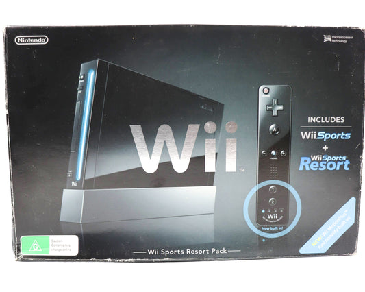Nintendo Wii Black Console In Original Box
