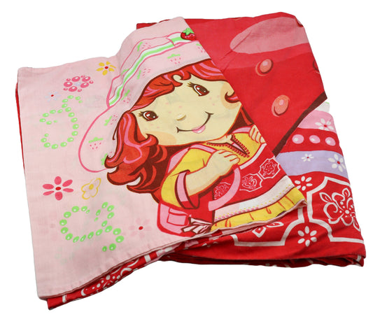 2000s Strawberry Shortcake Duvet Cover & Pillowcase