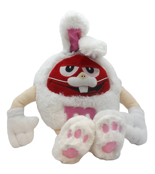 Vintage M&Ms Red Easter Bunny Plush