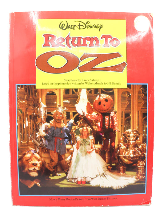 1985 Walt Disney Return to Oz story book