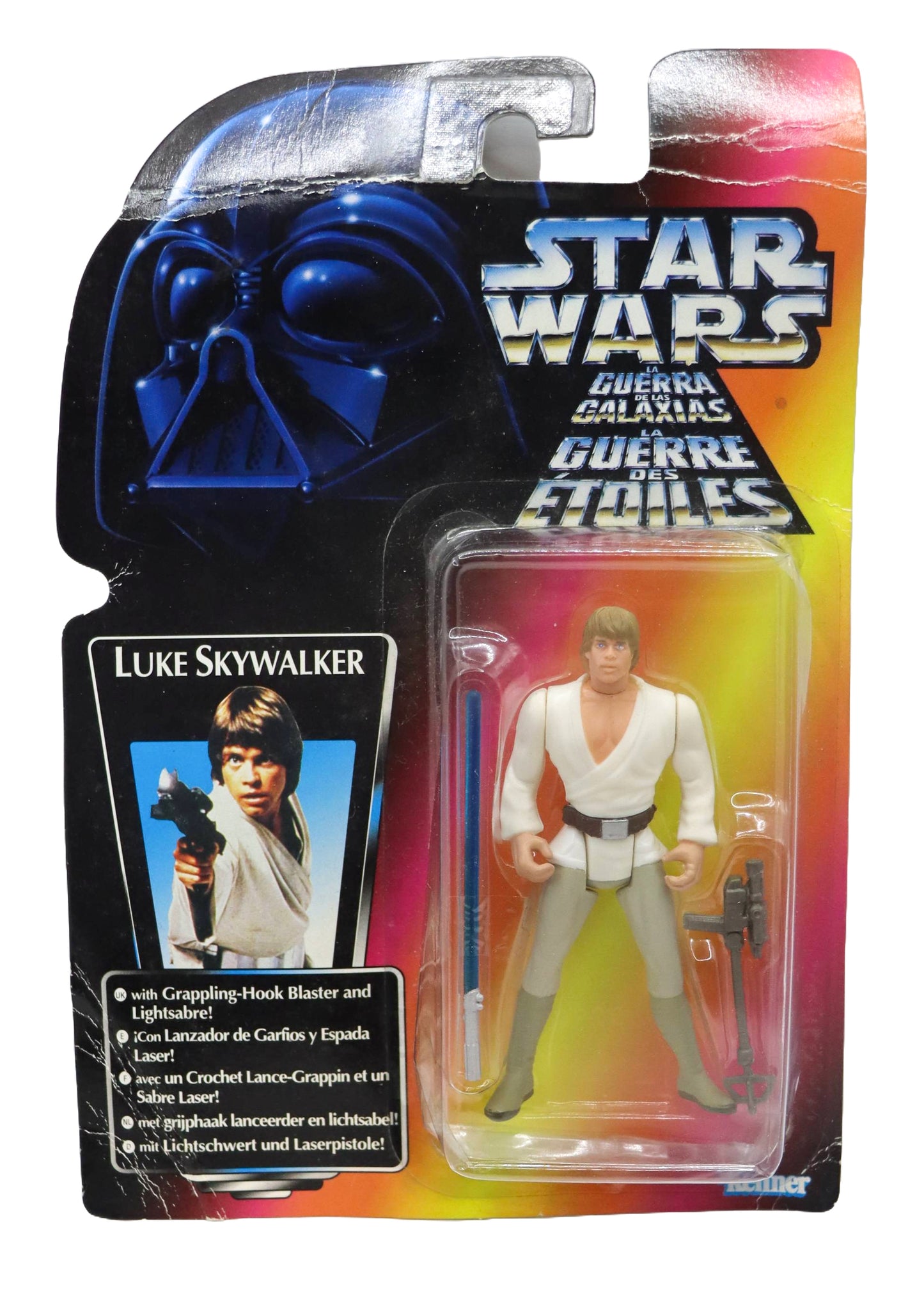 1995 Kenner Star Wars Luke Skywalker On Card