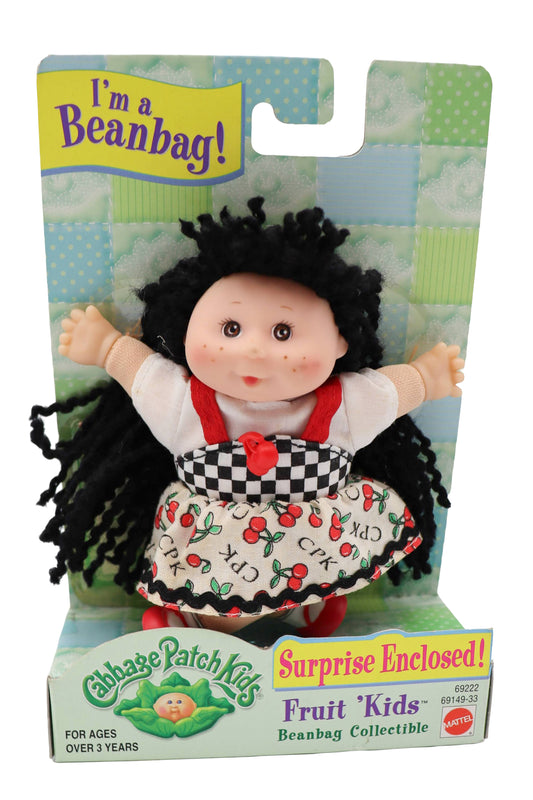 1998 Mattel Cabbage Patch Kids Mini Cherry Dress Outfit Bean Bag Collectable