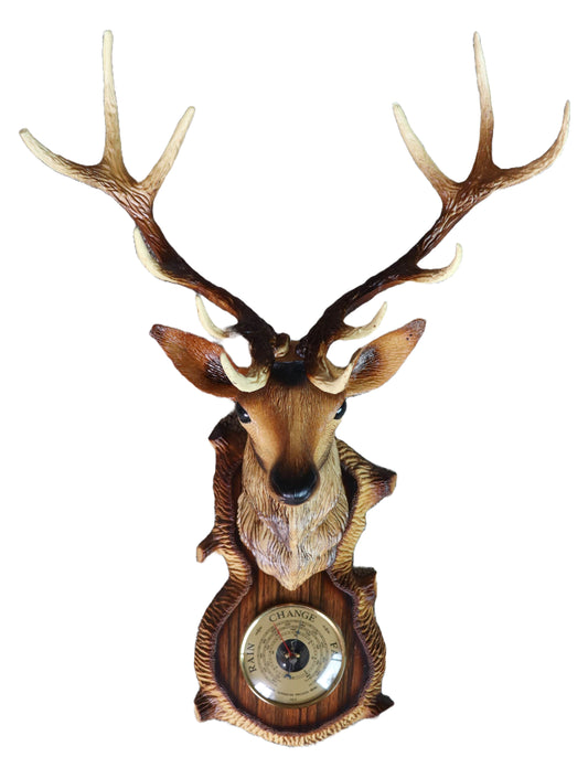 1970s ERREF Stag's head Barometer